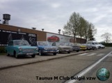 Taunus M Club in Genk bij de 14 miljoenste Ford